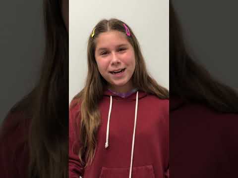 Teens giving her patient testimonial